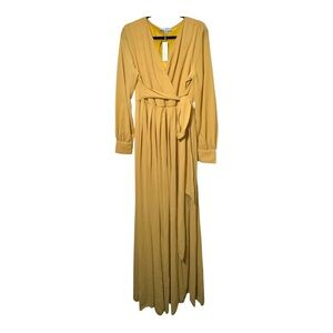 NWT‎ BALTIC BORN Maxi dress in mustard - XXXL (style 9011SO)